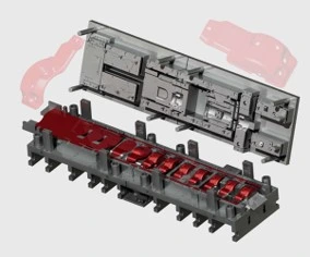 Modelo 3D de un Troquel Progresivo